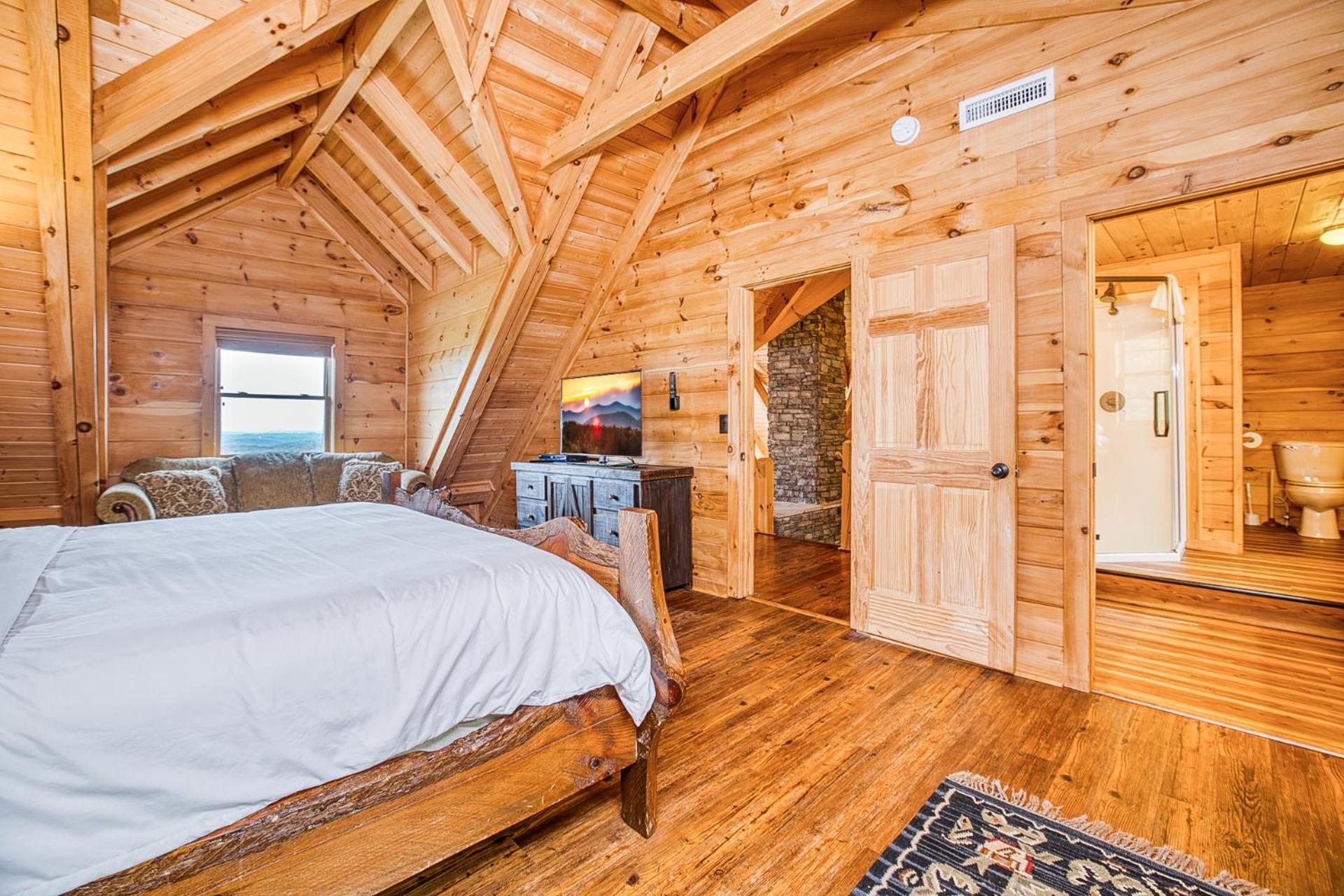 Sky High Lodge By Bk Stays. Large Cabin. Amazing Views. Game Room. Jacuzzi. Six Bedrooms. Sleeps 12 Блу Ридж Екстериор снимка