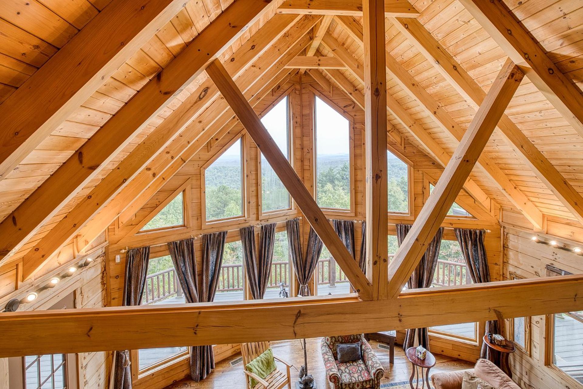 Sky High Lodge By Bk Stays. Large Cabin. Amazing Views. Game Room. Jacuzzi. Six Bedrooms. Sleeps 12 Блу Ридж Екстериор снимка